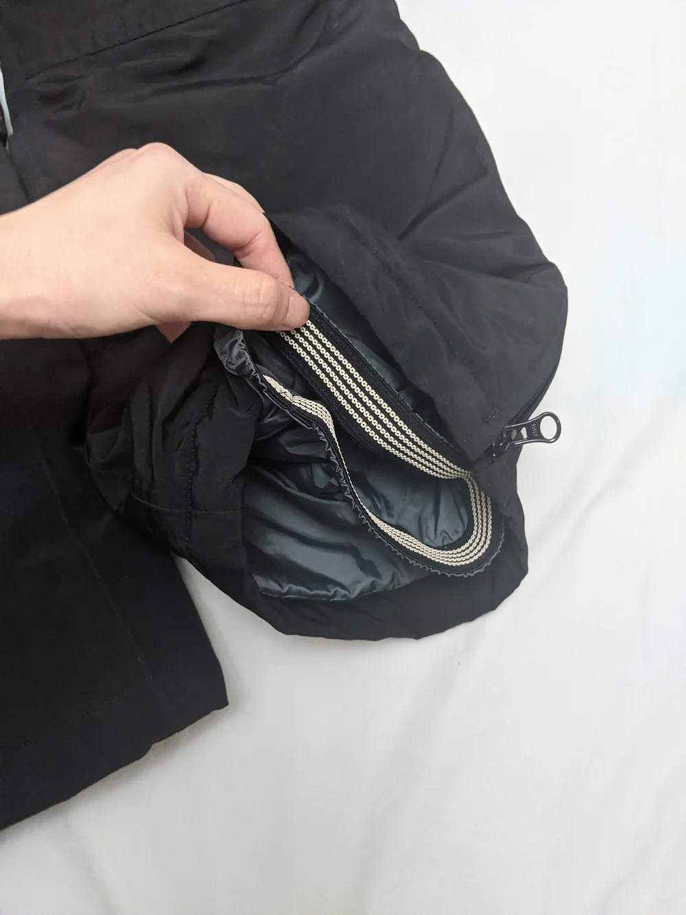 Like New Lands' End Unisex Black Insulated Squall Snow Bib Size 16